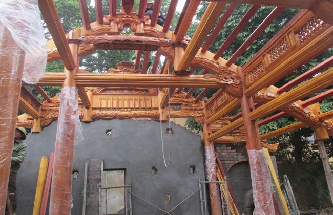 Nhà gỗ cổ kết cấu