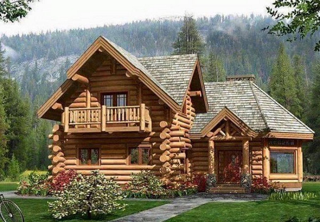 Nhà gỗ vườn đẹp