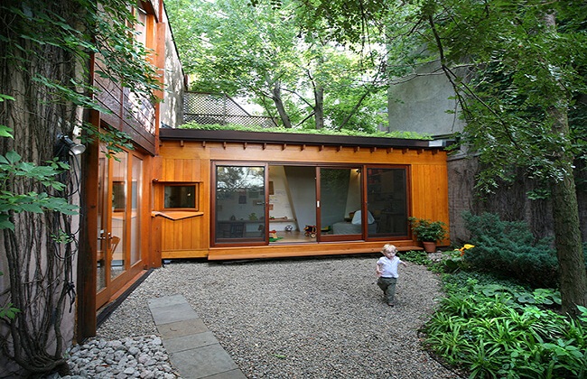 Nhà vườn gỗ hiện đại